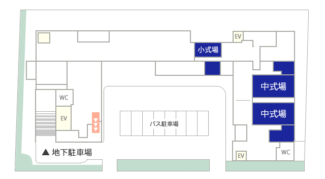 北斎場フロアマップ