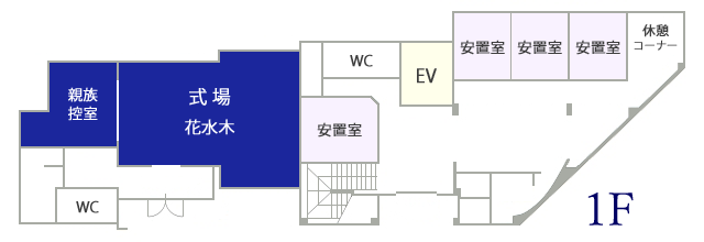 泰心館フロアマップ1F