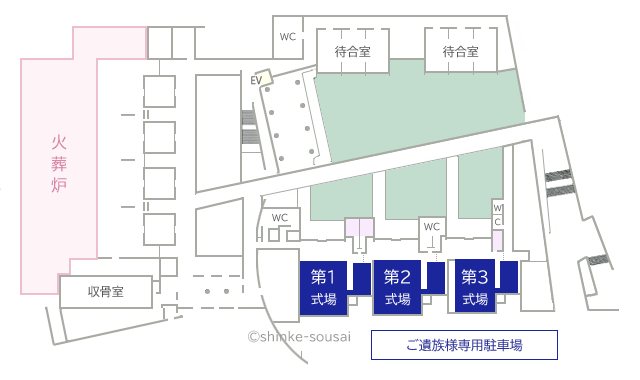 堺市立斎場フロアマップ